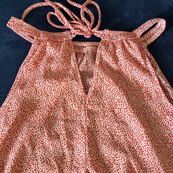 Senna Sky Patterned Halter Blouse - Picture 5 of 6